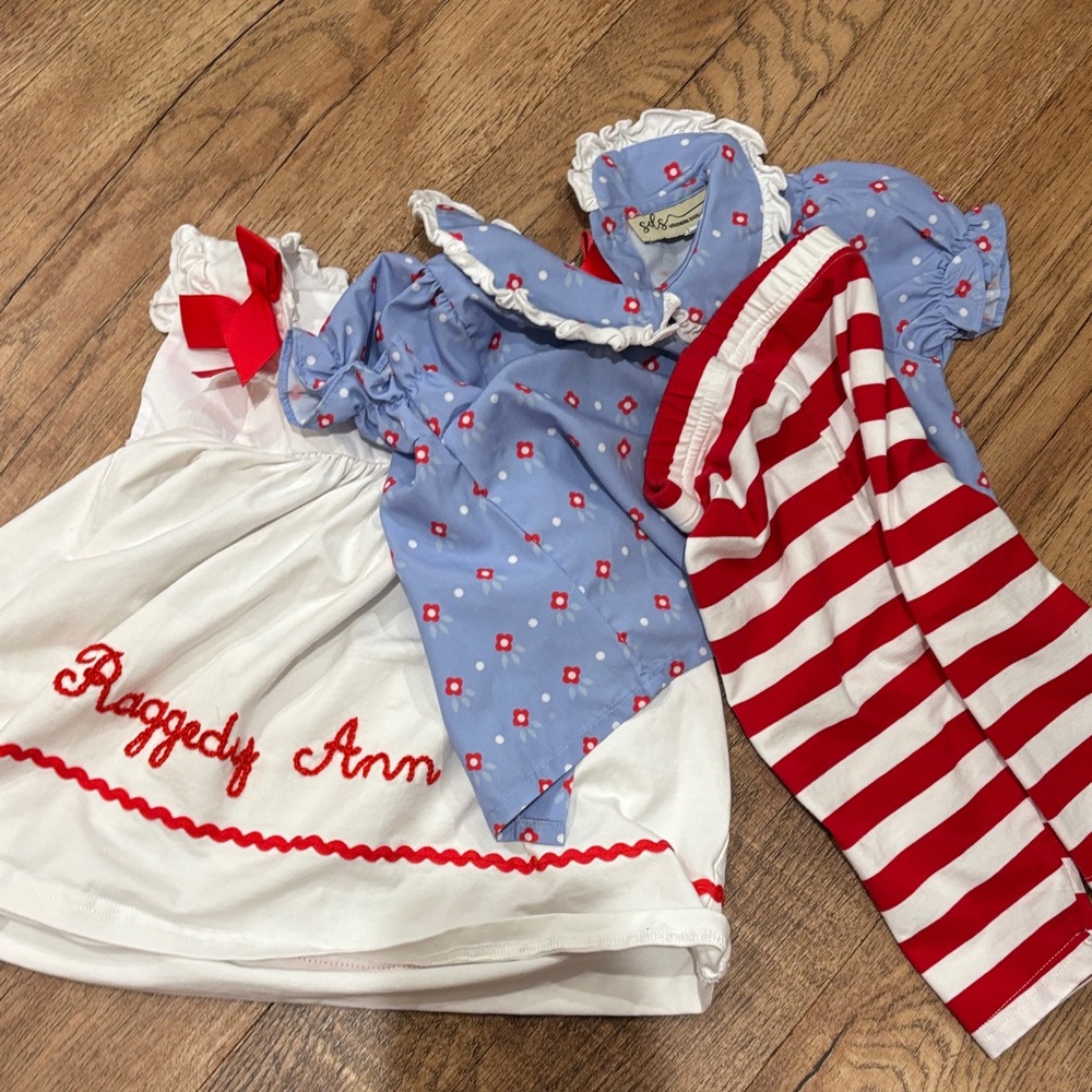 Raggedy Ann Costume Set